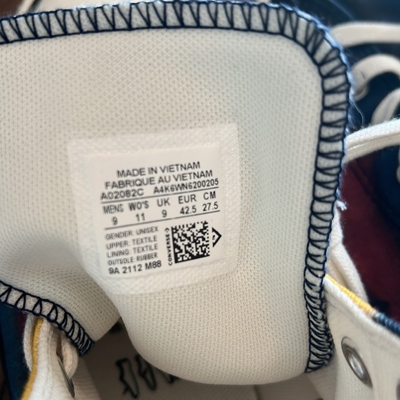 Tie Die Colored Converse Hightop *New unisex m9 w11 - Picture 4 of 4